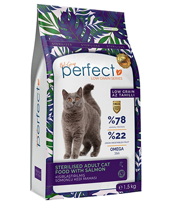 Perfect Sterilised Yetişkin Somonlu Kedi Maması 1,5 Kg